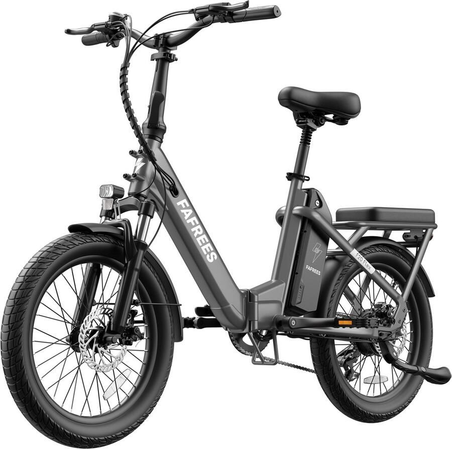 FAFREES F20 Flex Elektrische Vouwfiets 20 Inch Torque Sensor 250W Motor 36V 20Ah Lithium Accu Actieradius tot 120km Shi o 7 Versnellingen E-bike &
