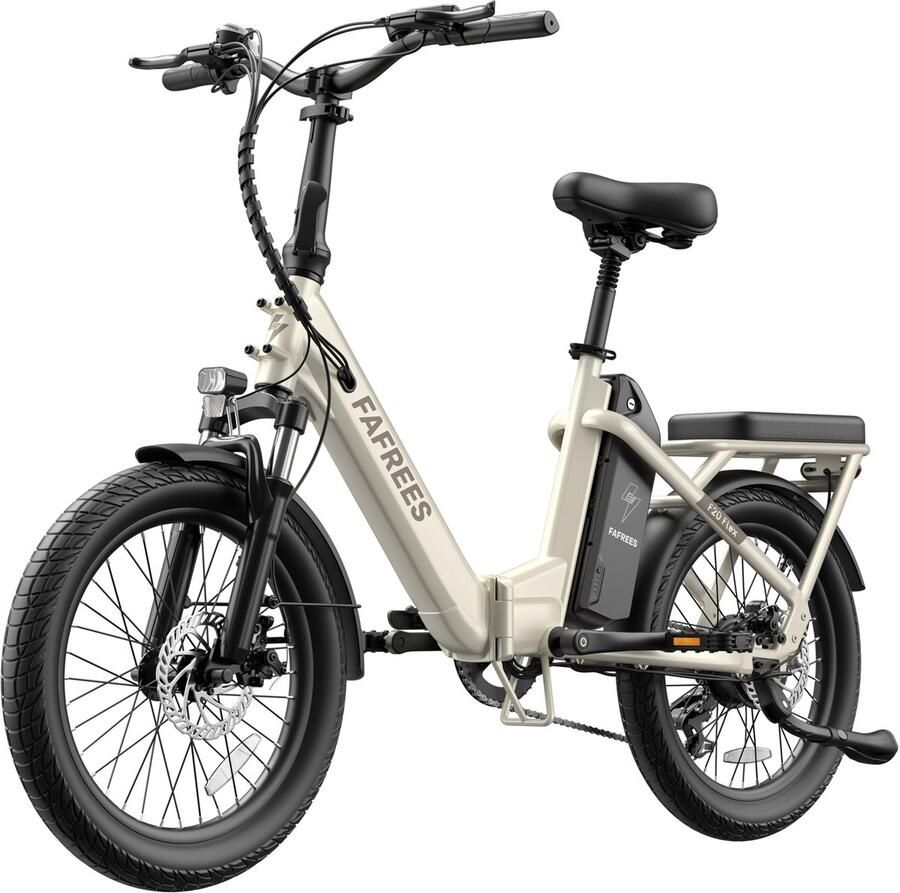 FAFREES F20 Flex Elektrische Vouwfiets 20 Inch Torque Sensor 250W Motor 36V 20Ah Lithium Accu Actieradius tot 120km Shi o 7 Versnellingen E-bike &