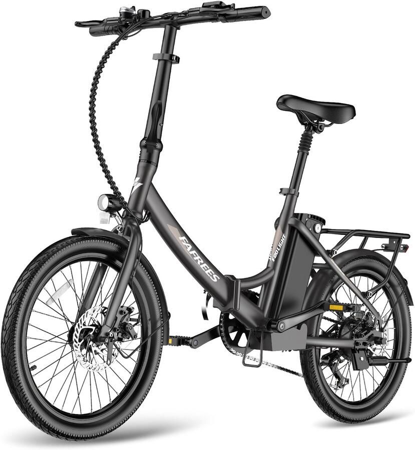 FAFREES F20 Light Elektrische Vouwfiets 20 Inch City E-bike 36V 20Ah Batterij Tot 100km Bereik Shi o 7-Versnellingen Schijfrem Opvouwbaar werkverkeer