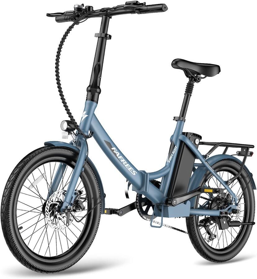 FAFREES F20 Light Elektrische Vouwfiets 20 Inch City E-bike 36V 20Ah Batterij Tot 100km Bereik Shi o 7-Versnellingen Schijfrem Opvouwbaar werkverkeer