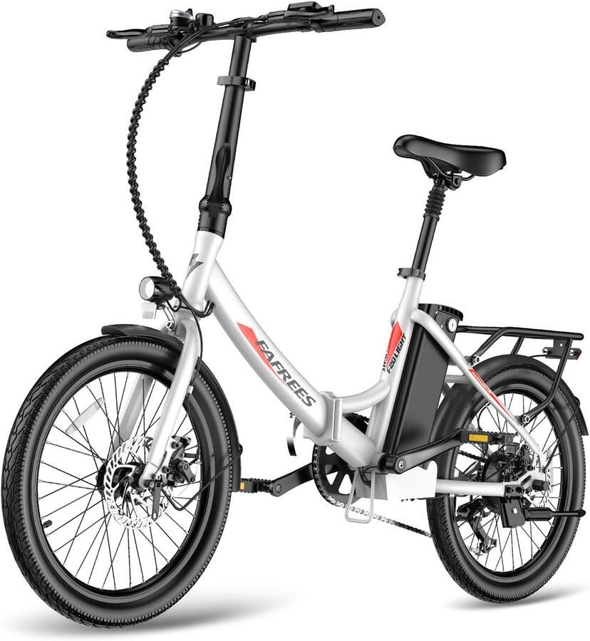 FAFREES F20 Light Elektrische Vouwfiets 20 Inch City E-bike 36V 20Ah Batterij Tot 100km Bereik Shi o 7-Versnellingen Schijfrem Opvouwbaar werkverkeer
