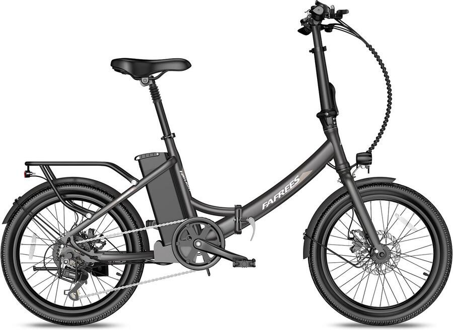 FAFREES F20 Light Opvouwbare Elektrische Fiets – 36V 20Ah Accu 100km Bereik 20 Banden 7-Speed Shi o Grijs