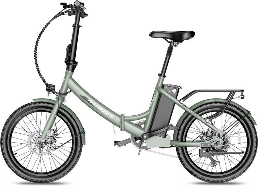 FAFREES F20 Light Opvouwbare Elektrische Fiets – 36V 20Ah Accu 100km Bereik 20 Banden 7-Speed Shi o Groen