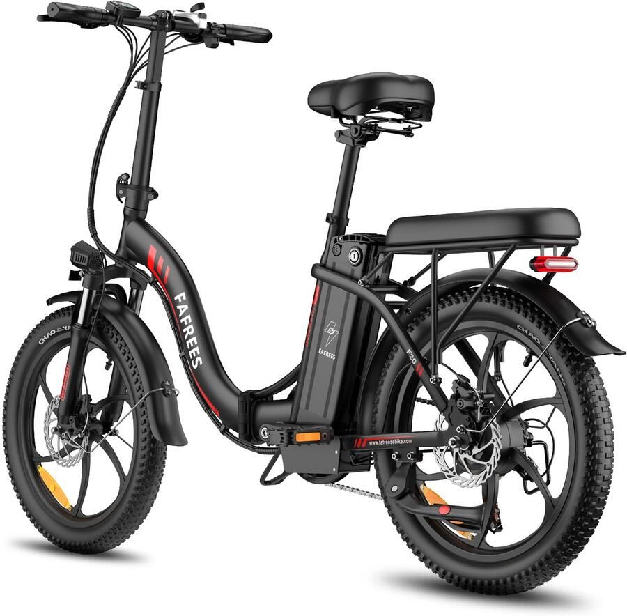 FAFREES F20 Opvouwbare Elektrische Fiets – 20 Vetbanden 36V 18Ah Accu 120km Bereik 7-Speed Shi o Dubbel Geveerd
