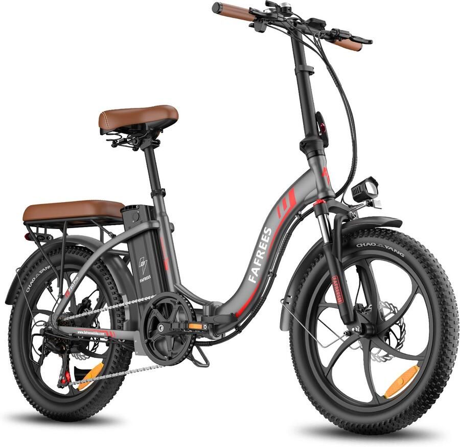FAFREES F20 Pro Opvouwbare Elektrische Fiets – 250W Motor 36V 20Ah Accu 120km Bereik 7-Speed Shi o Dubbel Geveerd