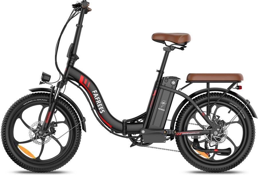 FAFREES F20 Pro Opvouwbare Elektrische Fiets – 250W Motor 36V 20Ah Accu 120km Bereik 7-Speed Shi o Dubbel Geveerd- Zwart - Foto 2