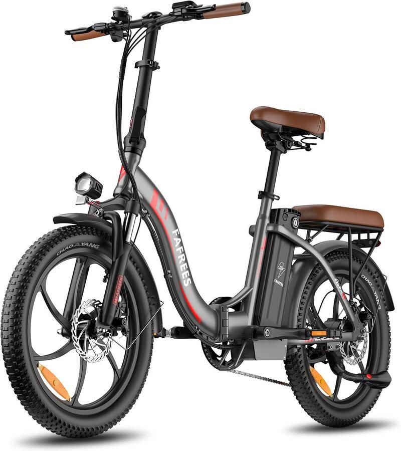 FAFREES F20 Pro Opvouwbare Elektrische Fiets – 250W Motor 36V 20Ah Accu 120km Bereik 7-Speed Shi o Dubbel Geveerd