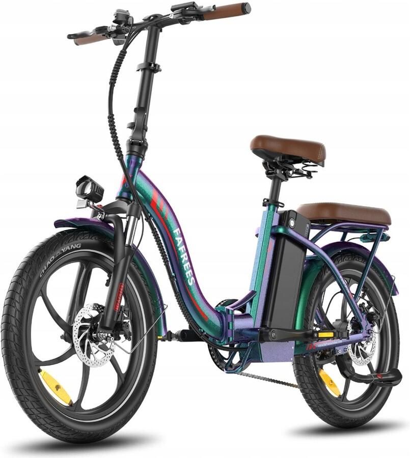FAFREES F20+ Pro Opvouwbare Elektrische Fiets – 36V 25Ah Accu 120km Bereik 7-Speed Shi o 20x3.0 Banden – Groen