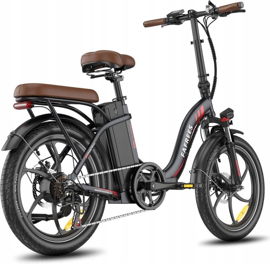 FAFREES F20+ Pro Opvouwbare Elektrische Fiets – 36V 25Ah Accu 120km Bereik 7-Speed Shi o 20x3.0 Banden – Zwart