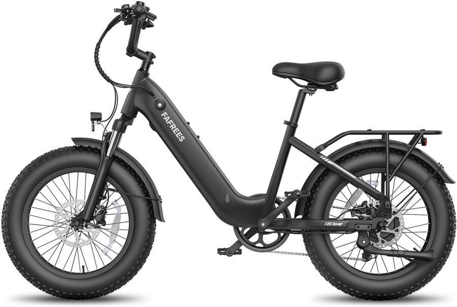 FAFREES F20 Rover Compacte 20'' Fat-Tire E-Bike – 48V 15Ah Accu 80km Bereik 55Nm Koppel Hydraulische Rem – Zwart