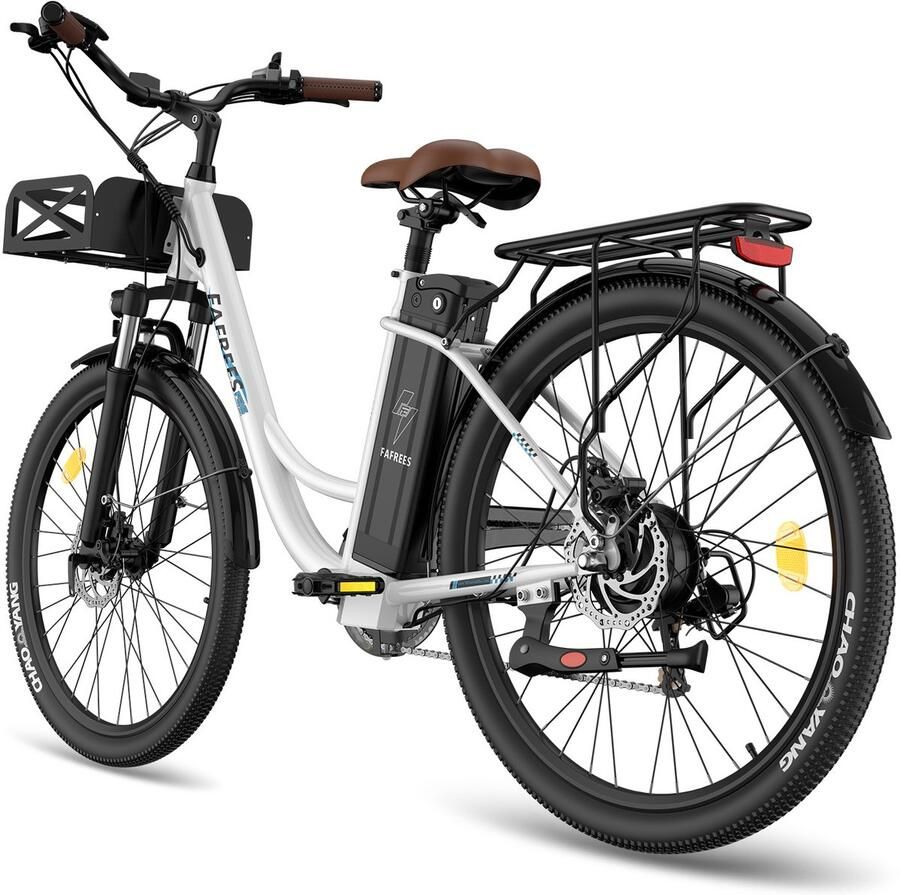FAFREES F26 Lasting Elektrische Stadsfiets – 250W Motor 36V 25Ah Accu 140km Bereik 26 Banden 7 Versnellingen