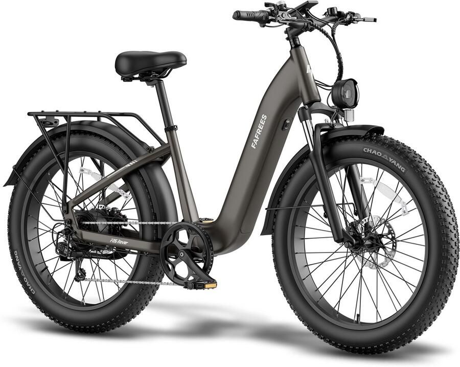 FAFREES F26 Rover Full-Size All-Terrain E-Bike – 48V 20Ah Accu 95km Bereik 55Nm Koppel 26x4.0 Vetbanden – Zwart