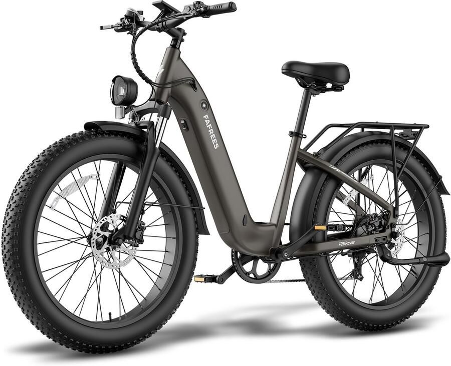 FAFREES F26 Rover Full-Size All-Terrain E-Bike – 48V 20Ah Accu 95km Bereik 55Nm Koppel 26x4.0 Vetbanden – Zwart