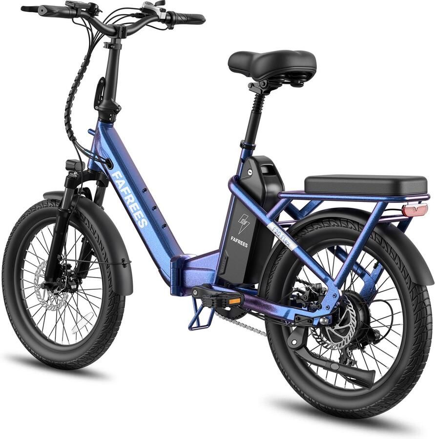 FAFREES FA F20 Flex 20'' Opvouwbare Elektrische Fiets – 36V 20Ah Accu 100km Bereik 7-Speed Shi o Dubbel Geveerd Torque Sensor