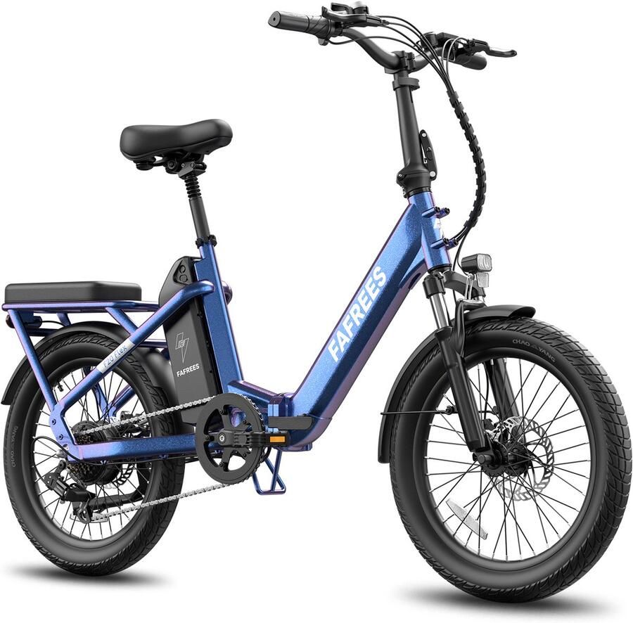 FAFREES FA F20 Flex 20'' Opvouwbare Elektrische Fiets – 36V 20Ah Accu 100km Bereik 7-Speed Shi o Dubbel Geveerd Torque Sensor