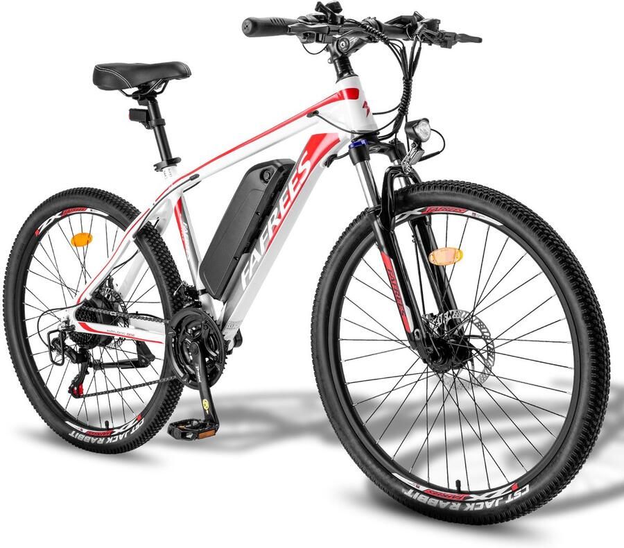 FAFREES Hailong One 26 Inch Elektrische Fiets – 250W Borstelloze Motor – Afneembare 36V 13Ah Lithium Accu – SHI O 21 Versnellingen Met Voorvering LCD Display IP54
