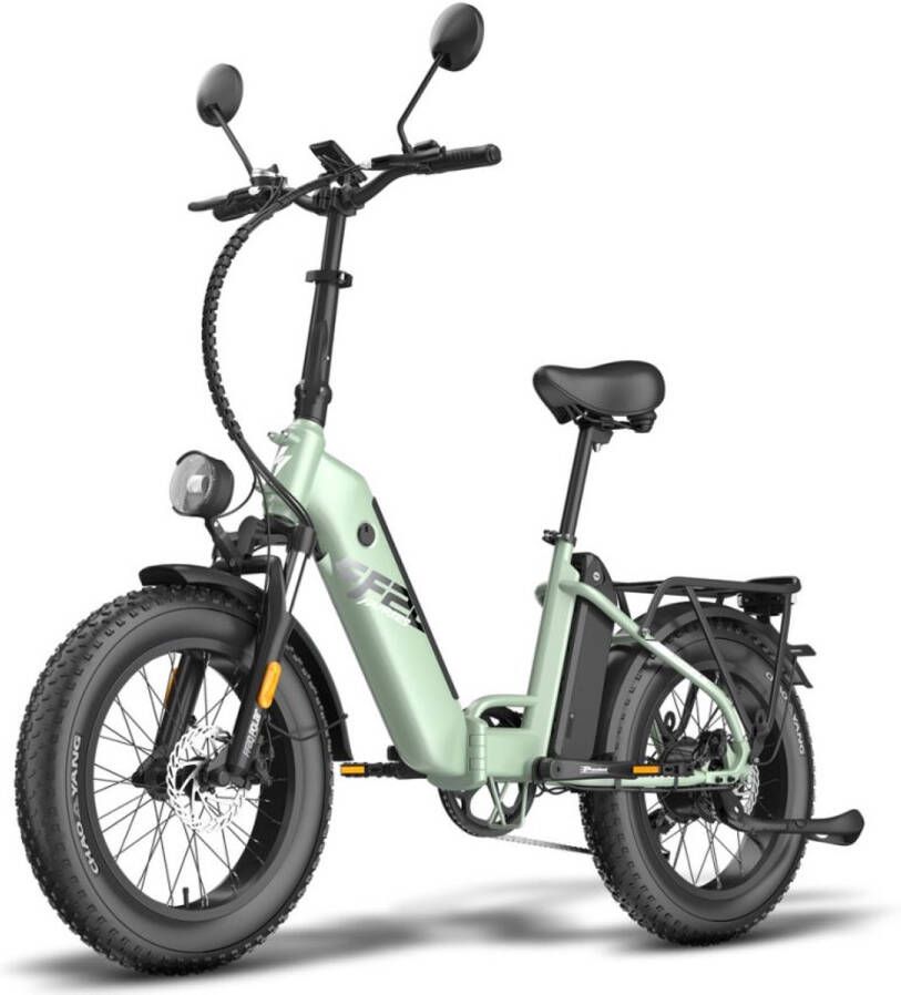 FAFREES FF20 Polar Fatbike E-Bike voor & 20 inch vouwfiets 48V 12Ah*2 accu 65N.m motor 150kg draagvermogen 170KM bereikelektrische fatbikes Toegestaan voor kentekenregistratieElektrische Fiets Groente
