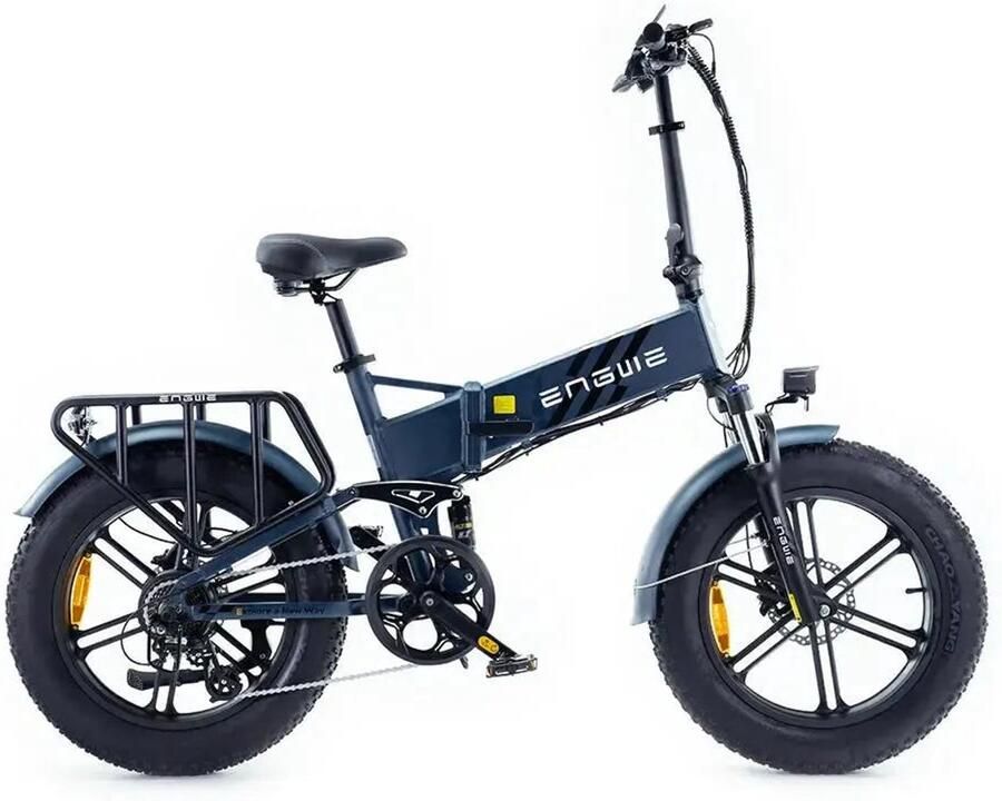 Fatbikeskopen.nl ENGWE Engine Pro 2.0 Elektrische Vouwfiets 20 inch 250W motor Actieradius tot 120 km 8 versnellingen Hydraulische schijfrem Blauw