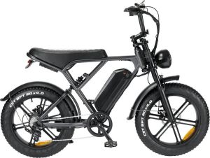 Fatbikeskopen.nl Ouxi H9 Model Zwart Elektrische Fatbikes Elektrische Fiets E Bike
