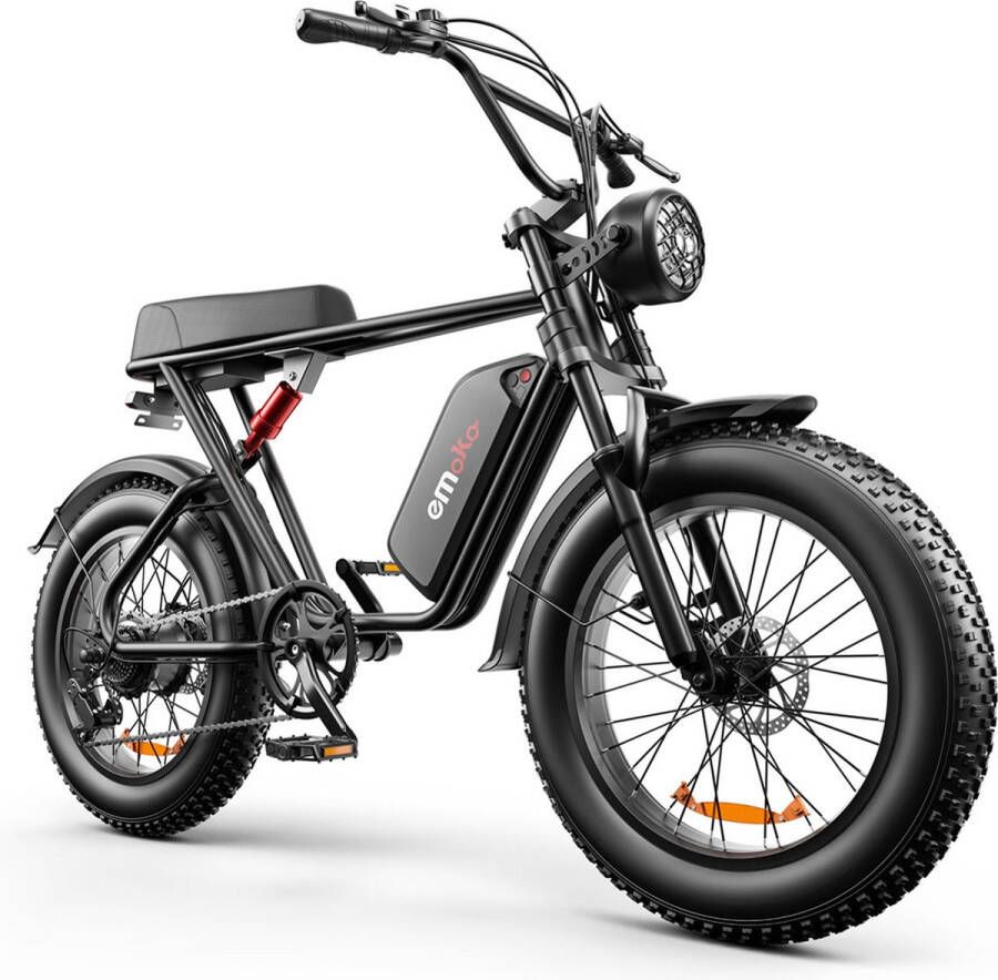 Fattire C91 Fatbike Zwart E-bike Elektrische fiets 250wat 17.5ah Rijklaar