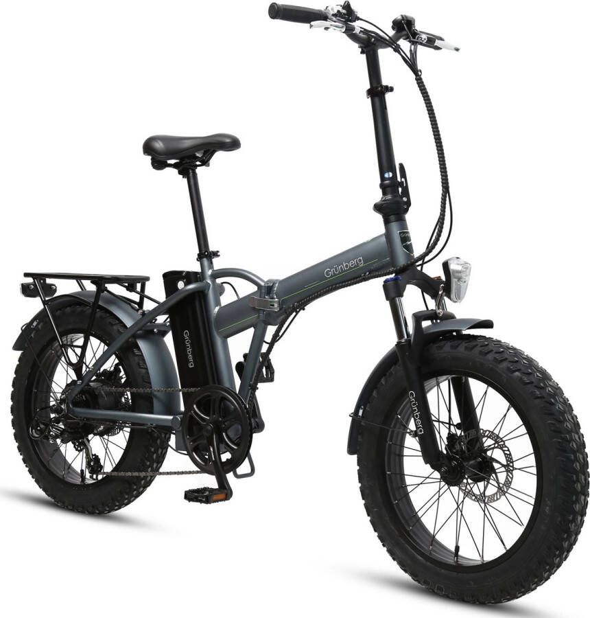 Fattire Grunberg E-Transformer Fatty opvouwbare e-bike 250 Watt motorvermogen maximale snelheid 25km u 20 banden 7 versnellingen - Foto 2