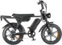 Fattire V8 2.0 pro Fatbike E-Bike 250 watt motorvermogen maximale snelheid 25 km U 20X4.0 Dikke Banden met dubbele batterijen 100km afstand - Thumbnail 1