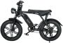 Fattire V8 2.0 pro Fatbike E-Bike 250 watt motorvermogen maximale snelheid 25 km U 20X4.0 Dikke Banden met dubbele batterijen 100km afstand - Thumbnail 2