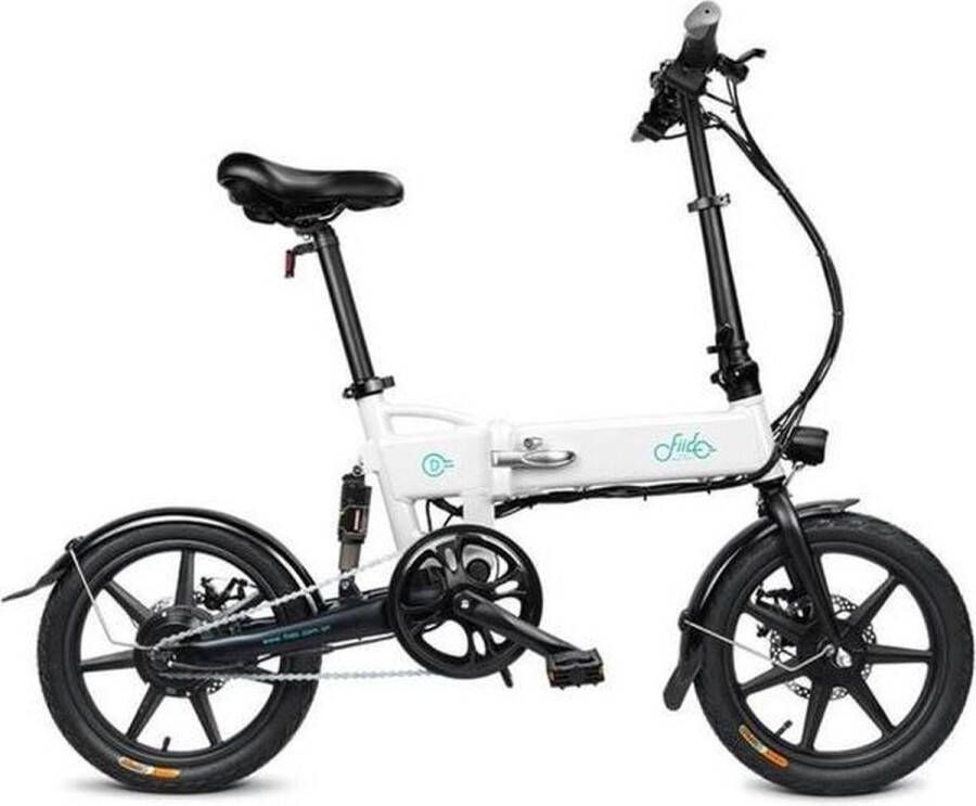 Fiido D2 S Elektrische vouwfiets fido D2 S-Met achtervering 6 versnellingen- en 16 Ince wielen- Zeer solide uitvoering -Gratis verzending