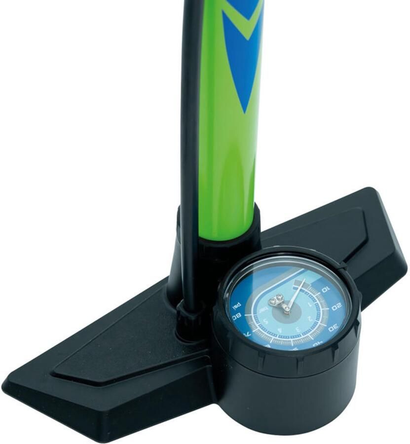 Fischer Fahrrad-Standpumpe Plus Volume für alle Ventile speziell für MTB Trekking und Plus-Bereifung entwickelt 1