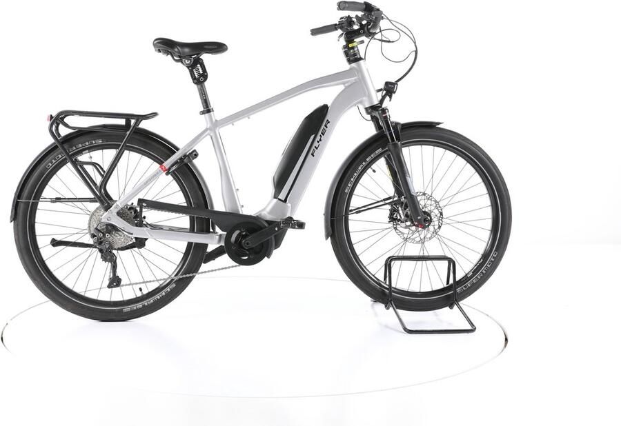 Flyer Upstreet3 7.10 Elektrische trekkingfiets Panasonic Accu 750Wh 27 5 zilver