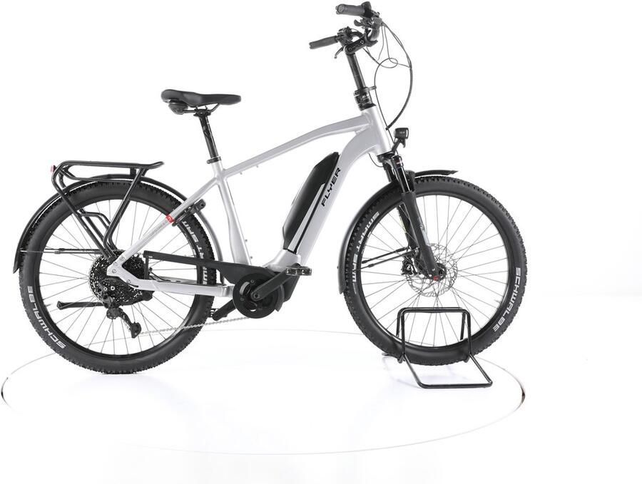 Flyer Upstreet3 7.10 Elektrische trekkingfiets Panasonic Accu 750Wh 27 5 zilver