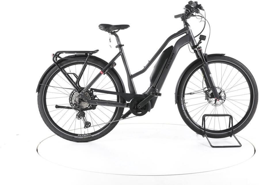 Flyer Upstreet5 7.70 Elektrische trekkingfiets Panasonic Accu 750Wh 28 zwart