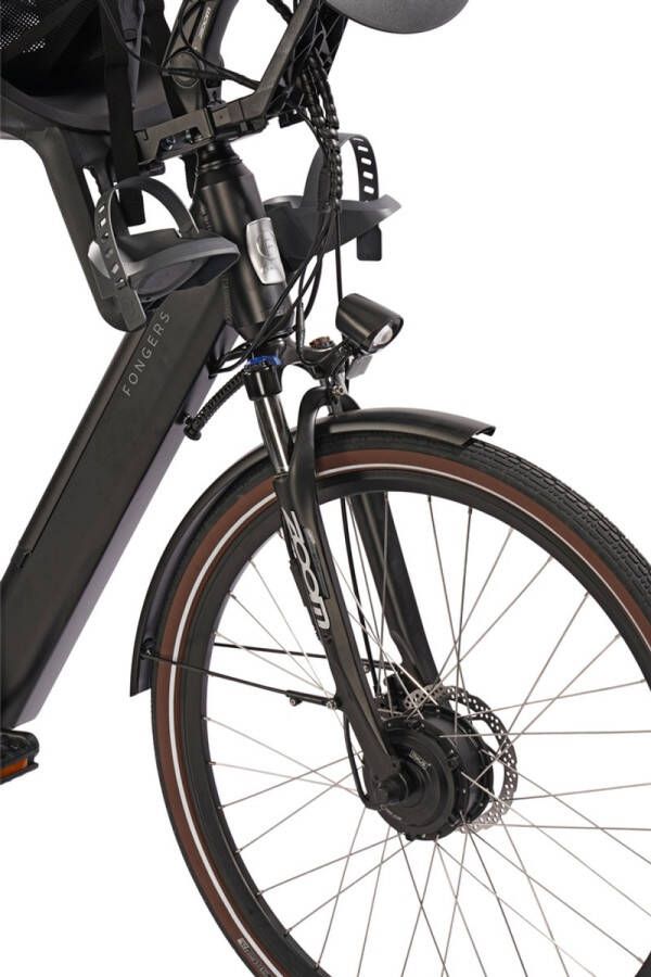 Fongers Nuevo FM Moederfiets 594 Wh Zwart