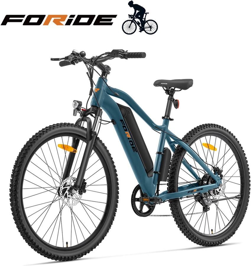 FORIDE Xtremer 3 elektrische fiets 250W motor 48V 12Ah accu 29*2.4 inch banden maximale snelheid 25 km u maximaal bereik 120 km hydraulische schijfrem vering met lockout Shi o 7-speed