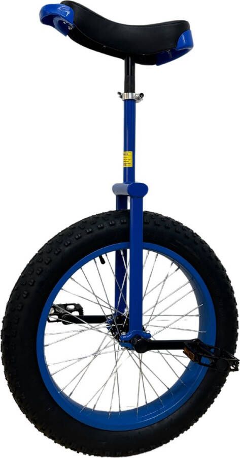 Funsport-Unlimited Funsport All terrain Eenwieler 20 Blauw met brede band voor trial rijden