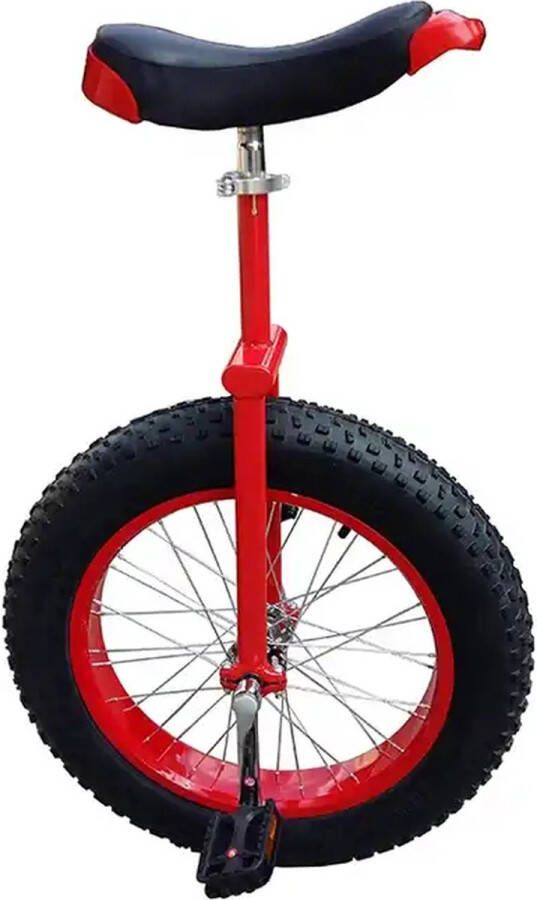 Funsport-Unlimited Funsport All terrain Eenwieler 20 Rood met brede band voor trial rijden