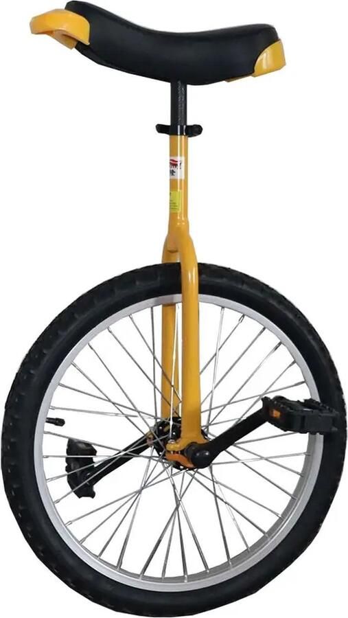 Physionics Eenwieler 20 Inch Geel + Gratis Standaard