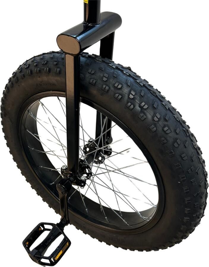 Funsport-Unlimited Funsport All terrain Eenwieler 20 Zwart met brede band voor trial rijden