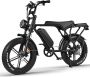 Ebikekopen.com Fatbike V20 3.0 Pro Garantie Hydraulisch Achterzitje E bike in doos E-Fatbike Elektrische Fiets Begrenzer Met Accessoires Voetensteuntjes 2024 2025 Model - Thumbnail 1