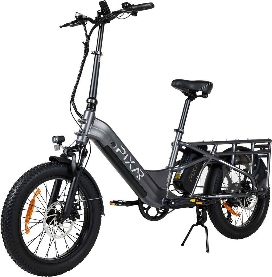 Galaxy Plus Elektrische Fatbike 20x3.0 Inch Tot 100 km Actieradius 48V 20Ah EVE Accu 250W Naafmotor Shi o 7 Versnellingen Mechanische Schijfrem LCD Display-zwart