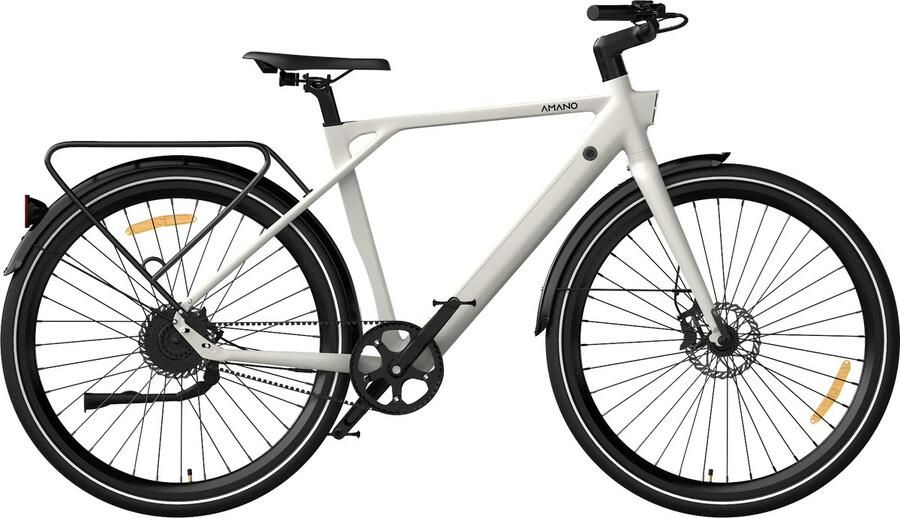 Galaxy S900 Elektrische Fiets 28 inch 360Wh Samsung Accu Tot 100 km Actieradius JDX Carbon Riemaandrijving ZOOM Hydraulische Schijfrem Lichtgewicht Aluminium Frame Torque Sensor-zwart-wit