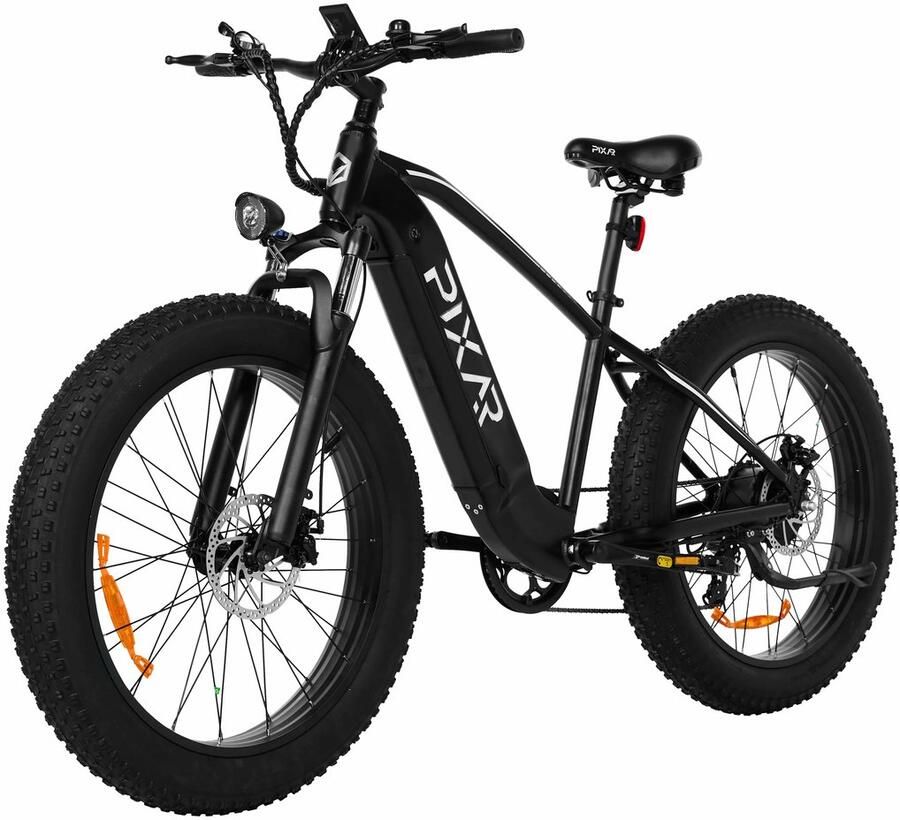 Galaxy Space Elektrische Fatbike 26x4.0 Inch Tot 100 km Actieradius 48V 20Ah EVE Accu 250W Naafmotor Shi o 7 Versnellingen Mechanische Schijfrem LCD Display-zwart
