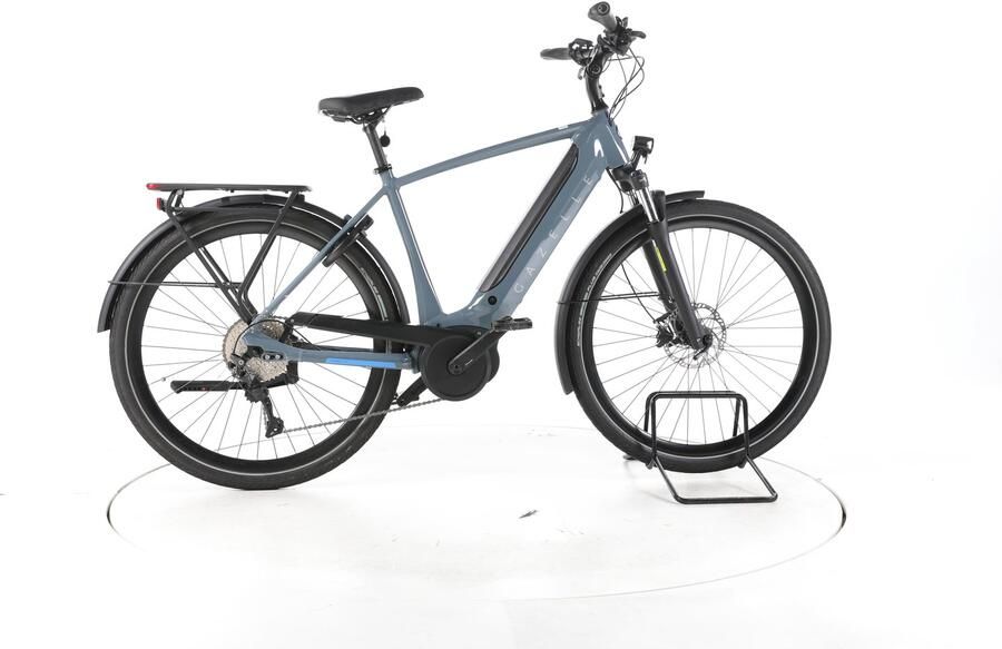 Gazelle Chamonix T10 Elektrische trekkingfiets Bosch Accu 500Wh 28 2023 grijs - Foto 1