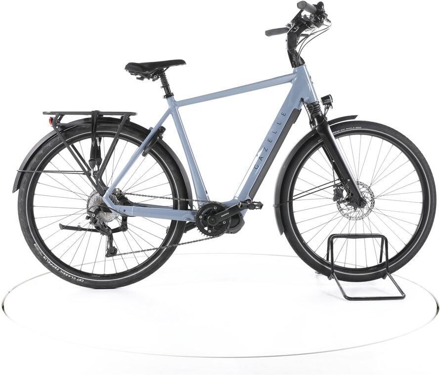Gazelle Chamonix T10 Elektrische trekkingfiets Shimano Accu 504Wh 28 blauw Pro