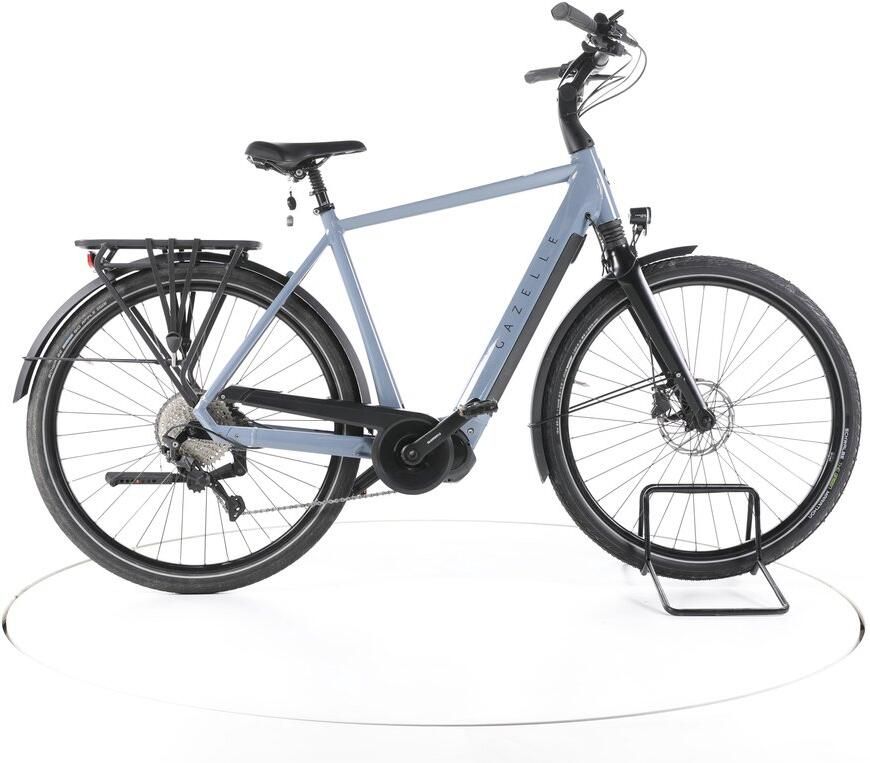 Gazelle Chamonix T10 HMS Elektrische trekkingfiets Shimano Accu 630Wh 28 blauw