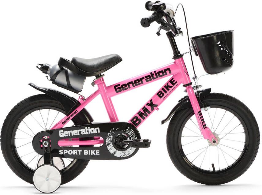Generation Fietsen Generation BMX 14 inch Roze – Kinderfiets Fiets voor kinderen van 3 tot 5 jaar