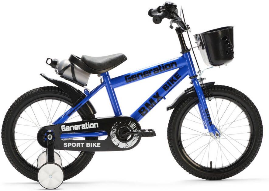 Generation Fietsen Generation BMX 16 inch Blauw – Kinderfiets Fiets voor kinderen van 4 tot 6 jaar