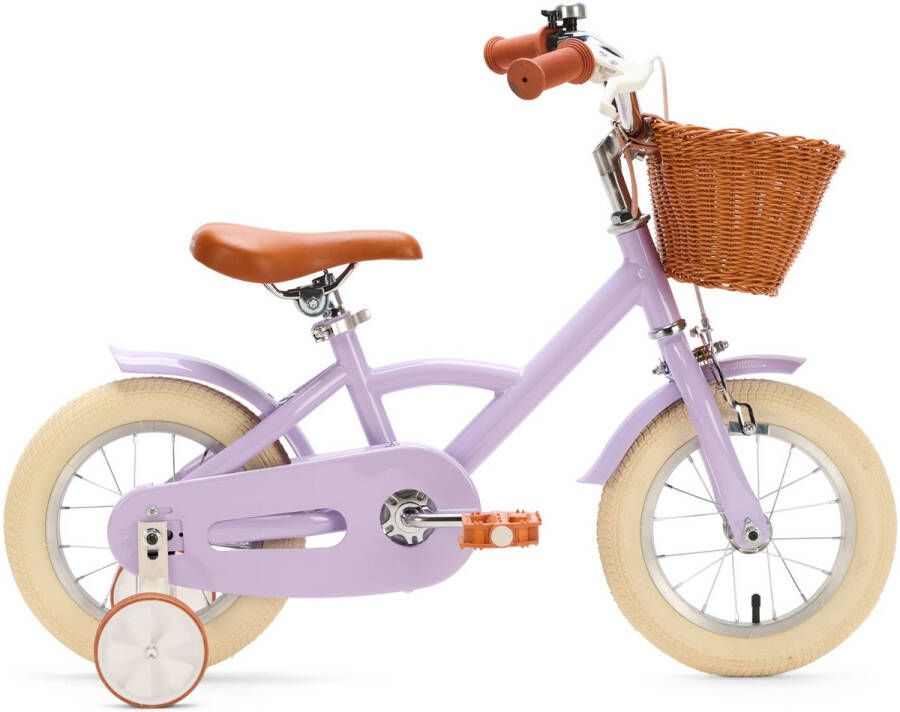 Generation Fietsen Generation Classic 12 inch Lila – Kinderfiets met Mandje