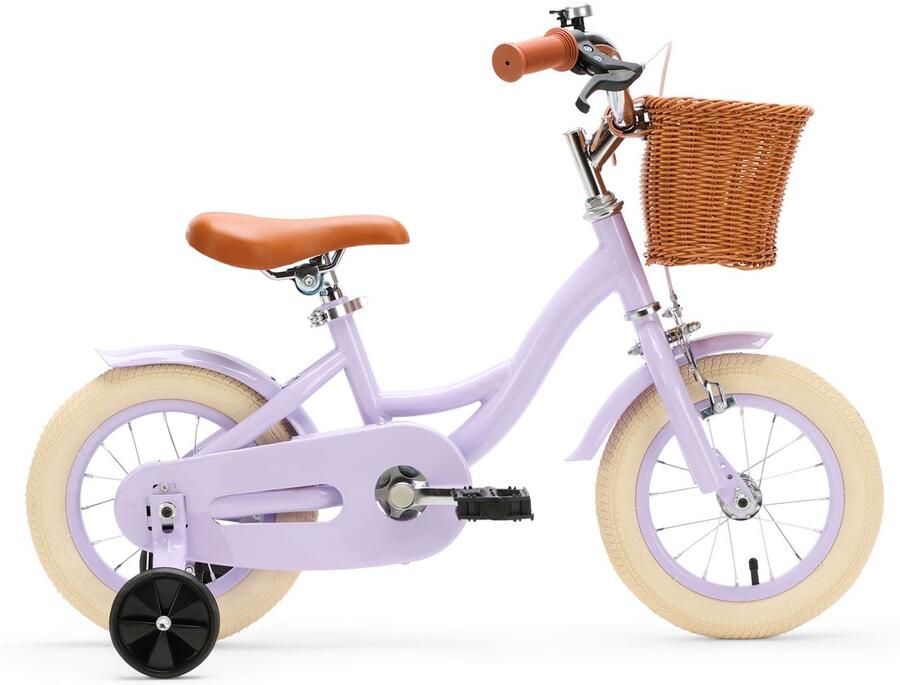 Generation Fietsen Generation Blanco 12 Inch Lila – Kinderfiets met Mandje