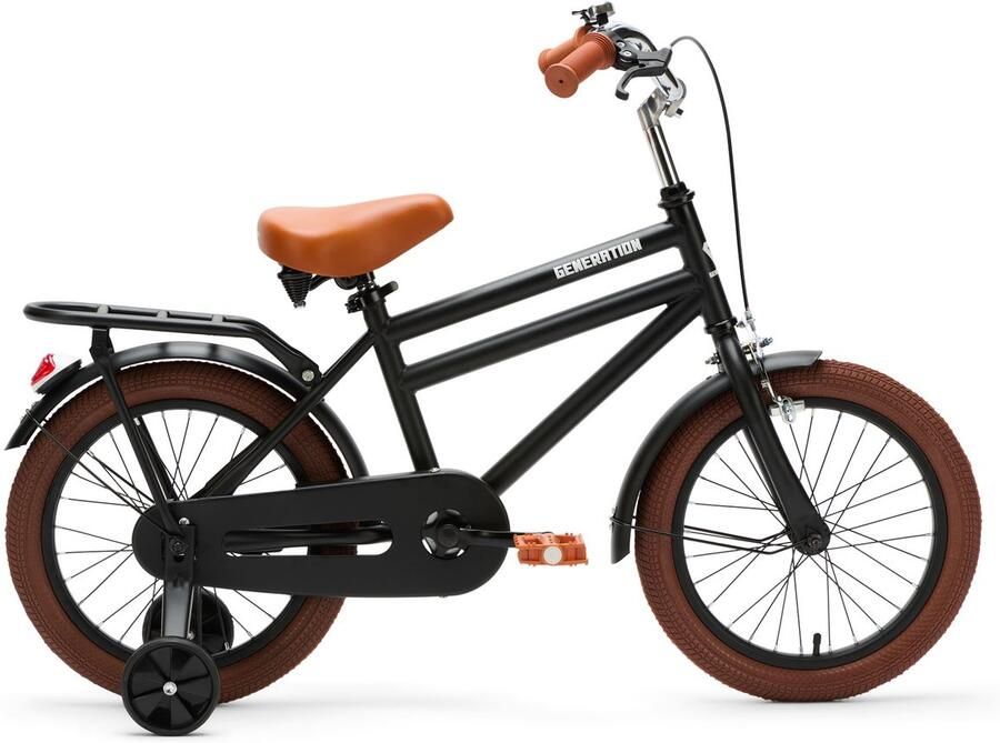 Generation Fietsen Generation City 16 inch Matzwart – Kinderfiets